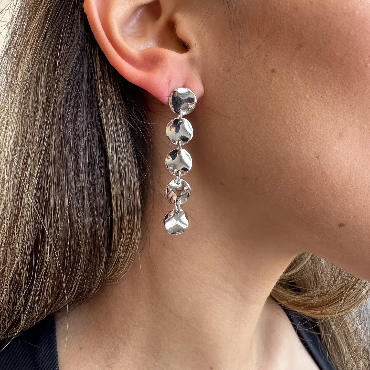 Brinco Cascata Prata