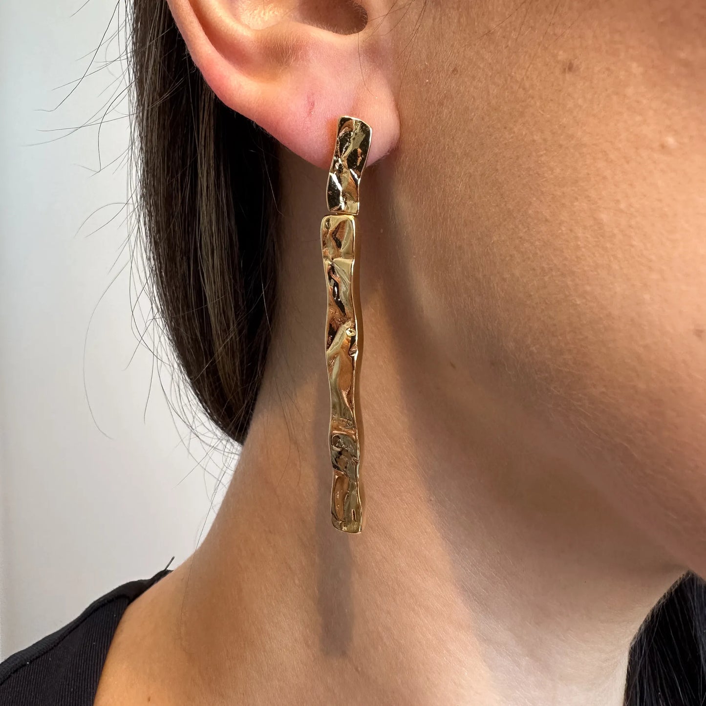 Brinco Comprido Dourado