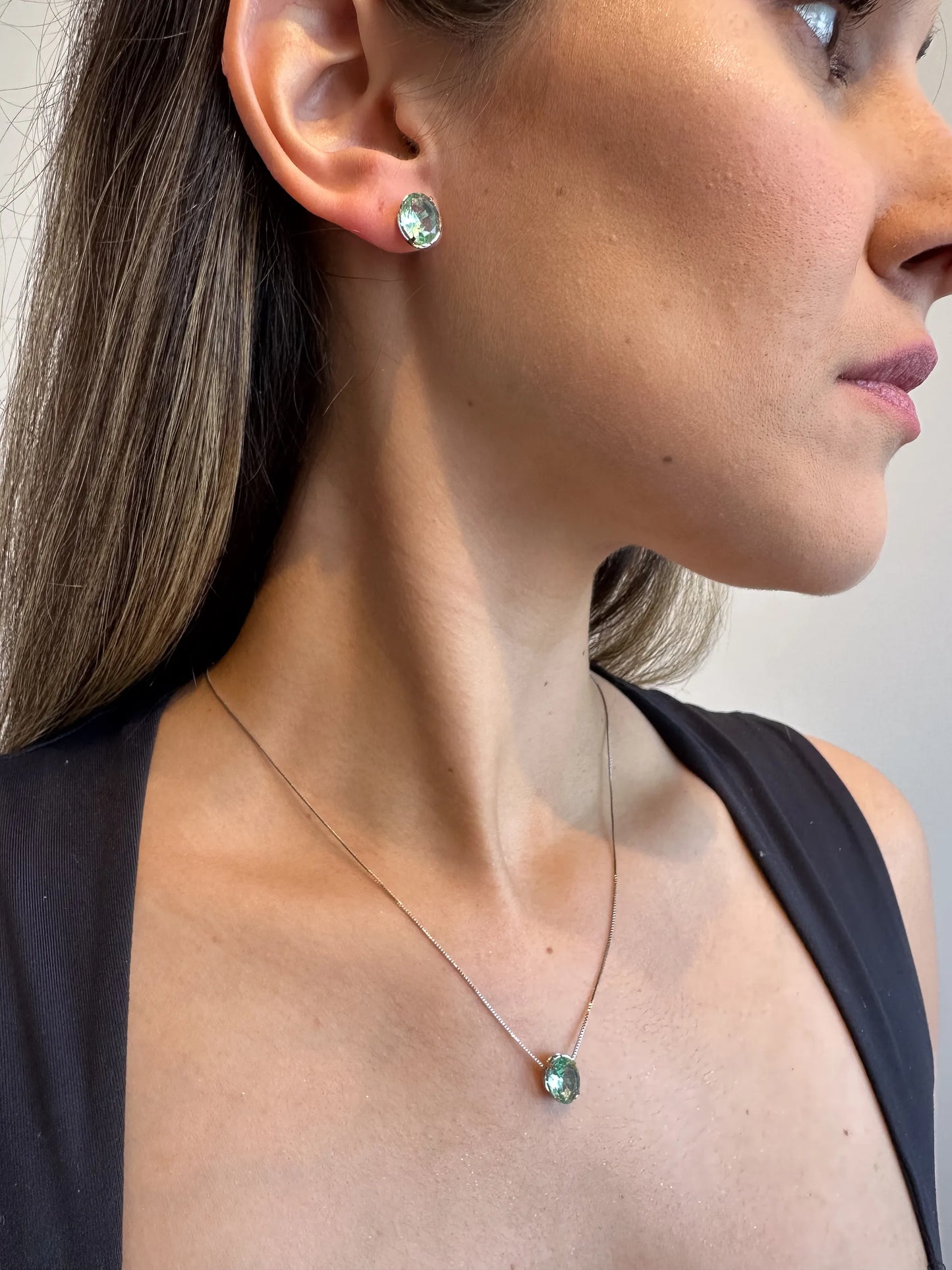 Conjunto Ponto De Luz Esmeralda