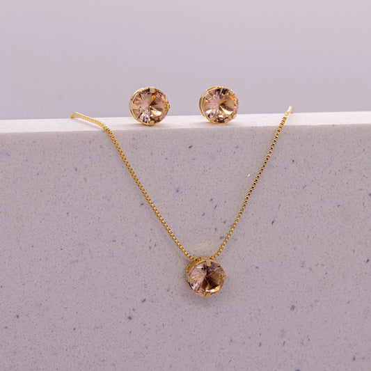 Conjunto Ponto De Luz Rose