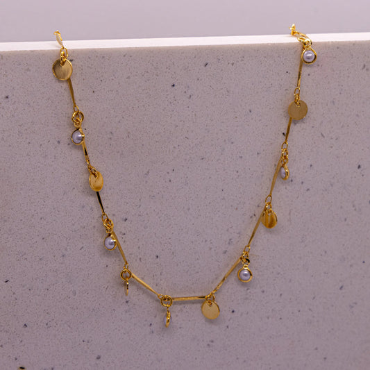 Correntinha Comprida Perola