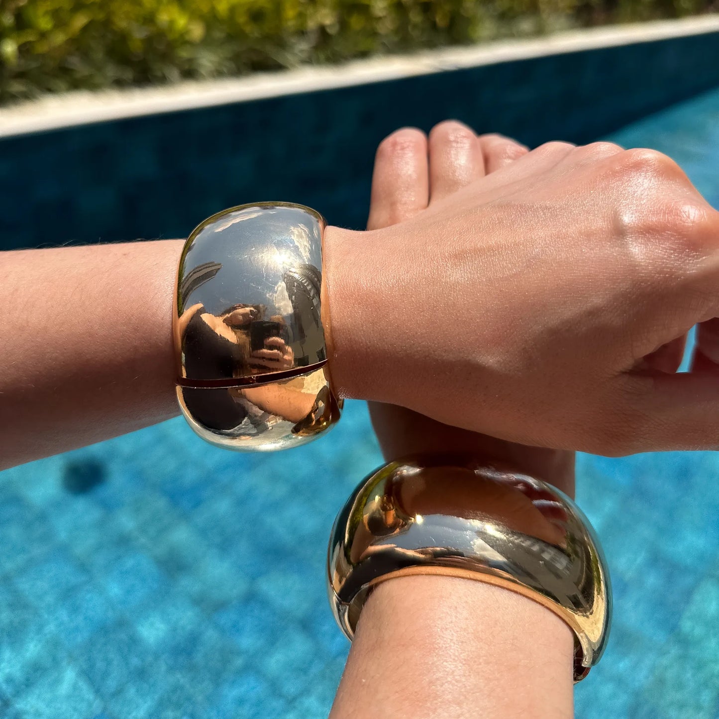 Bracelete Grosso Dourado