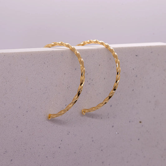 Brinco Argola Dourada Média