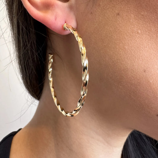 Brinco Argola Dourada Média