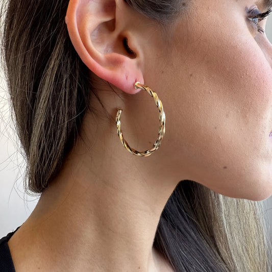 Brinco Argola Dourada Pequena