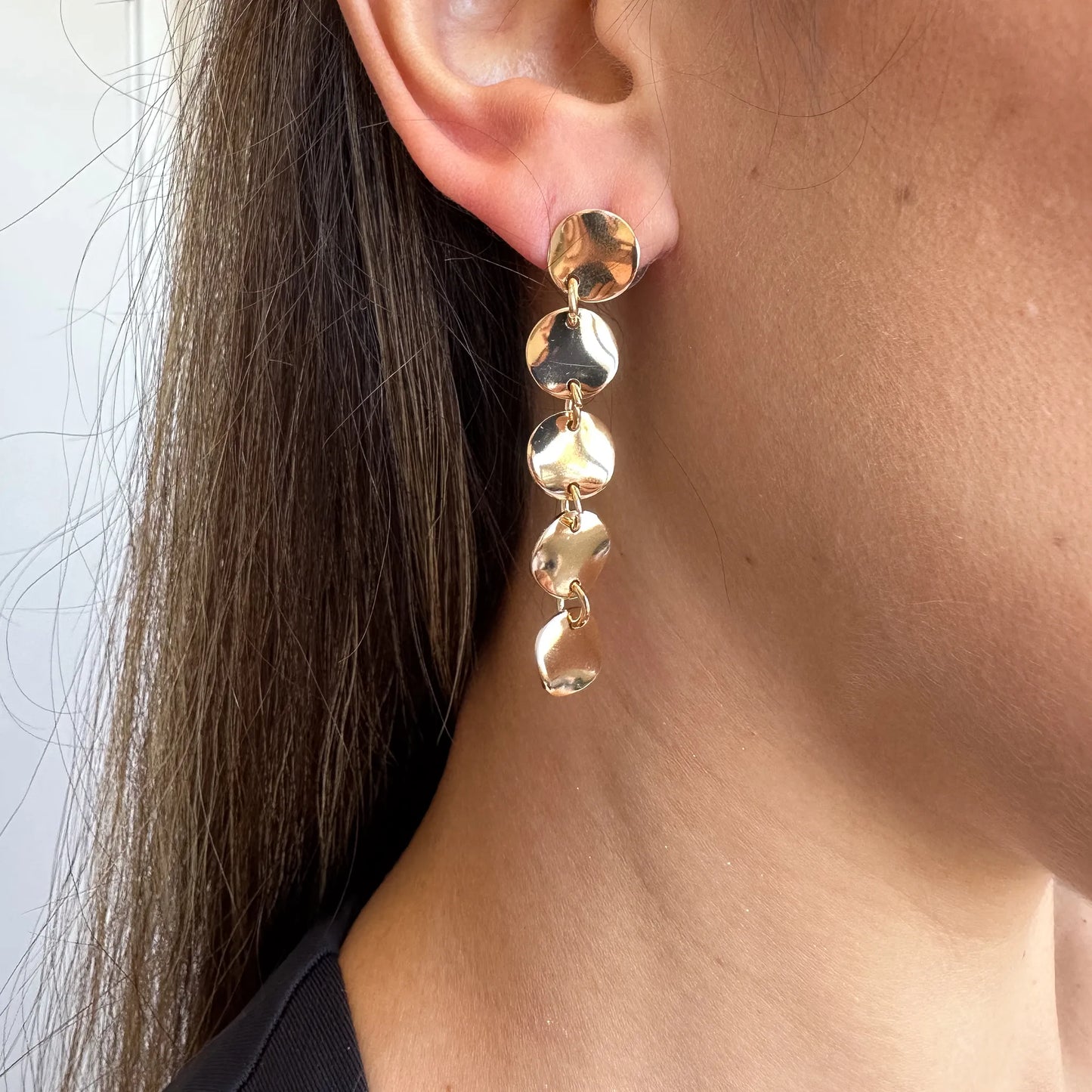 Brinco Cascata Dourado