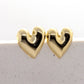 Brinco Coração Dourado