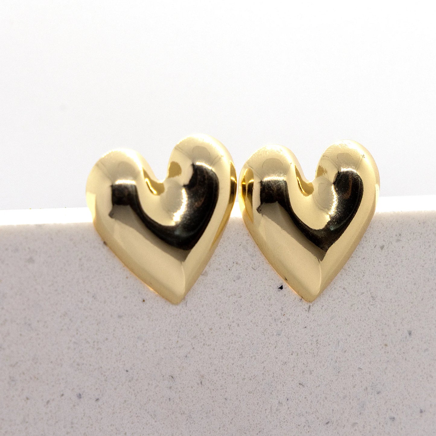 Brinco Coração Dourado