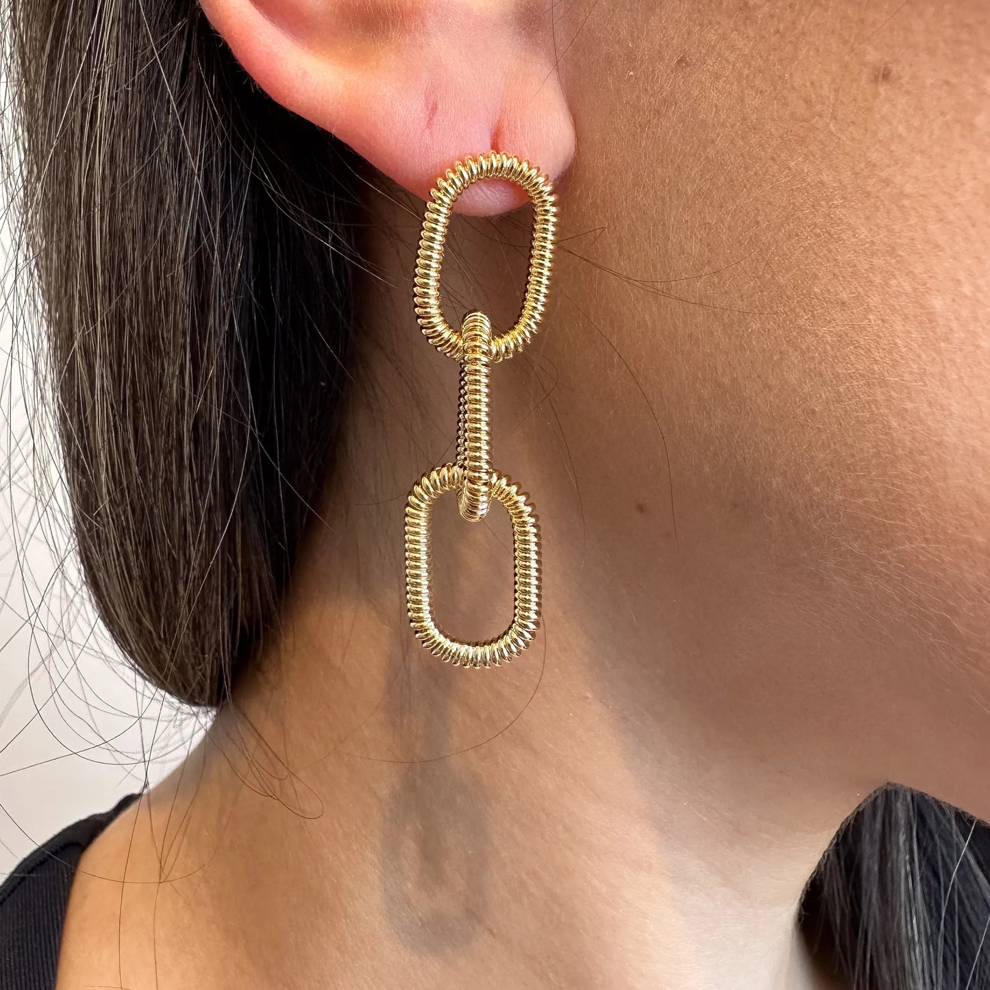 Brinco Corrente Dourado