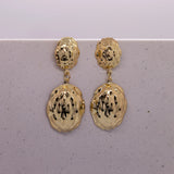 Brinco Duas Bolas Dourado