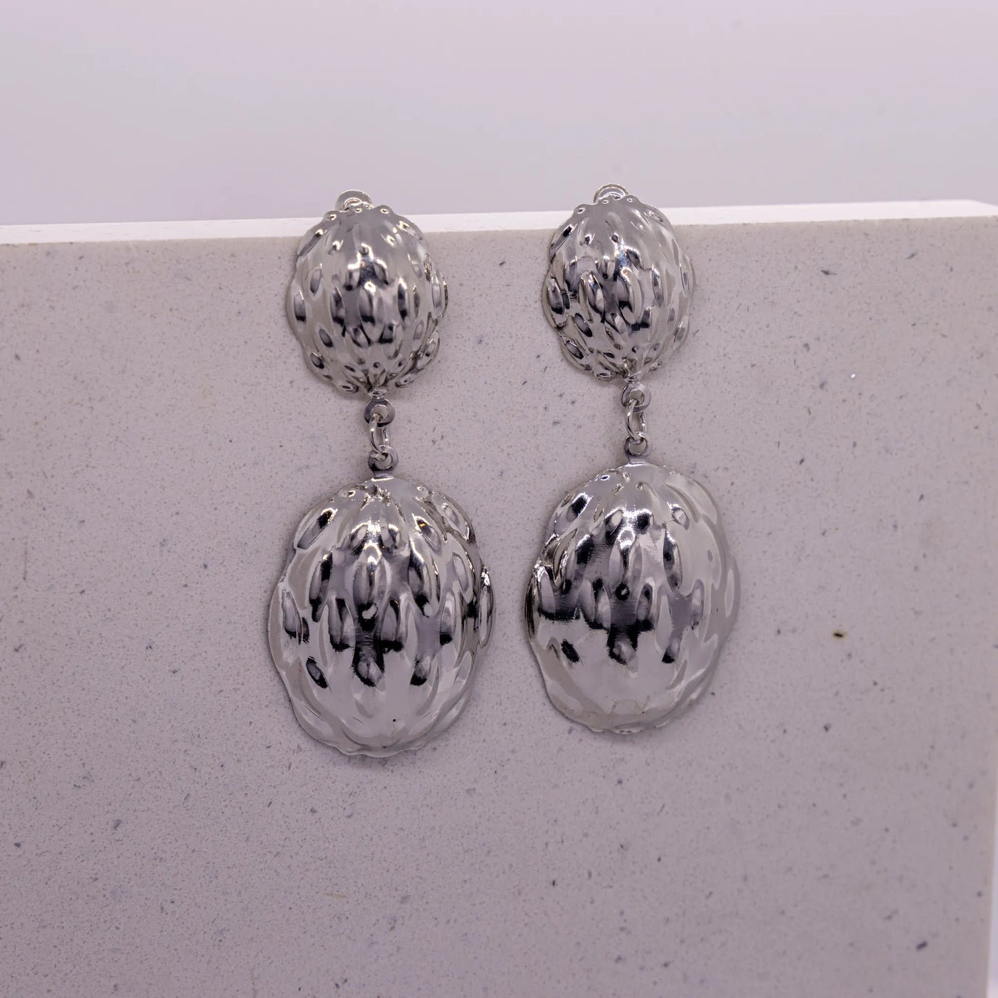 Brinco Duas Bolas Prata