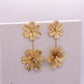 Brinco Flor Dourado