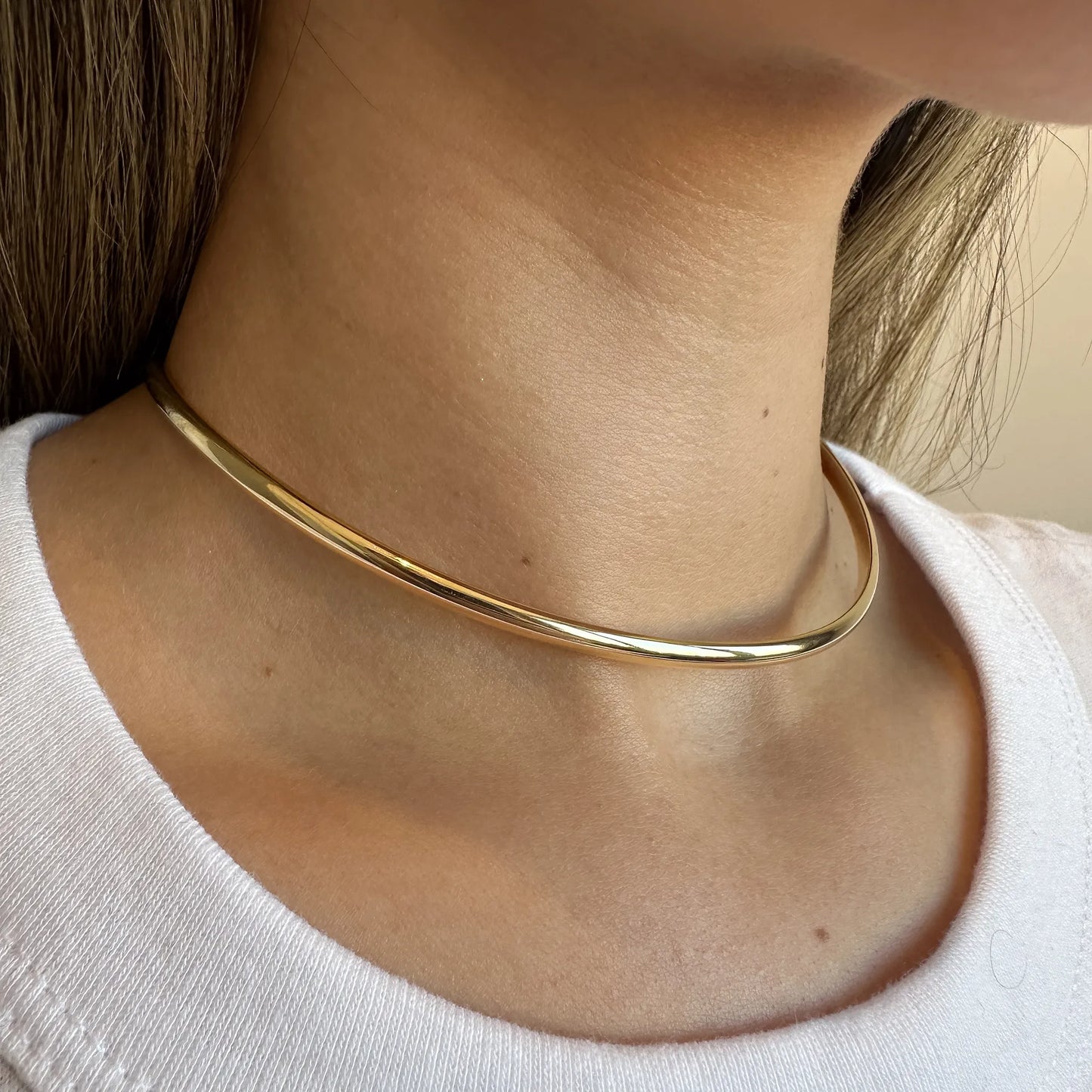 Choker Aro Dourada