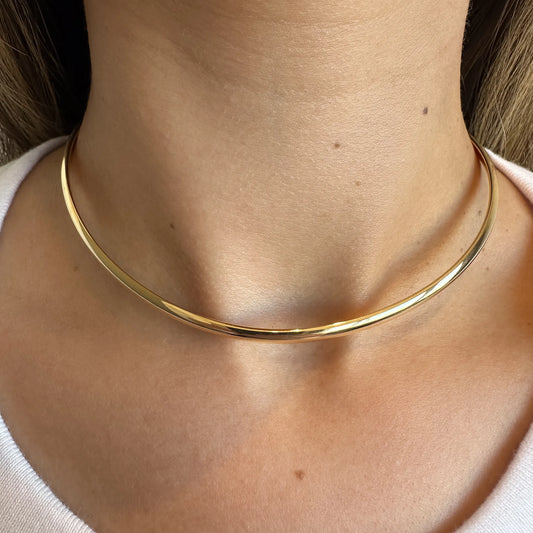 Choker Aro Dourada