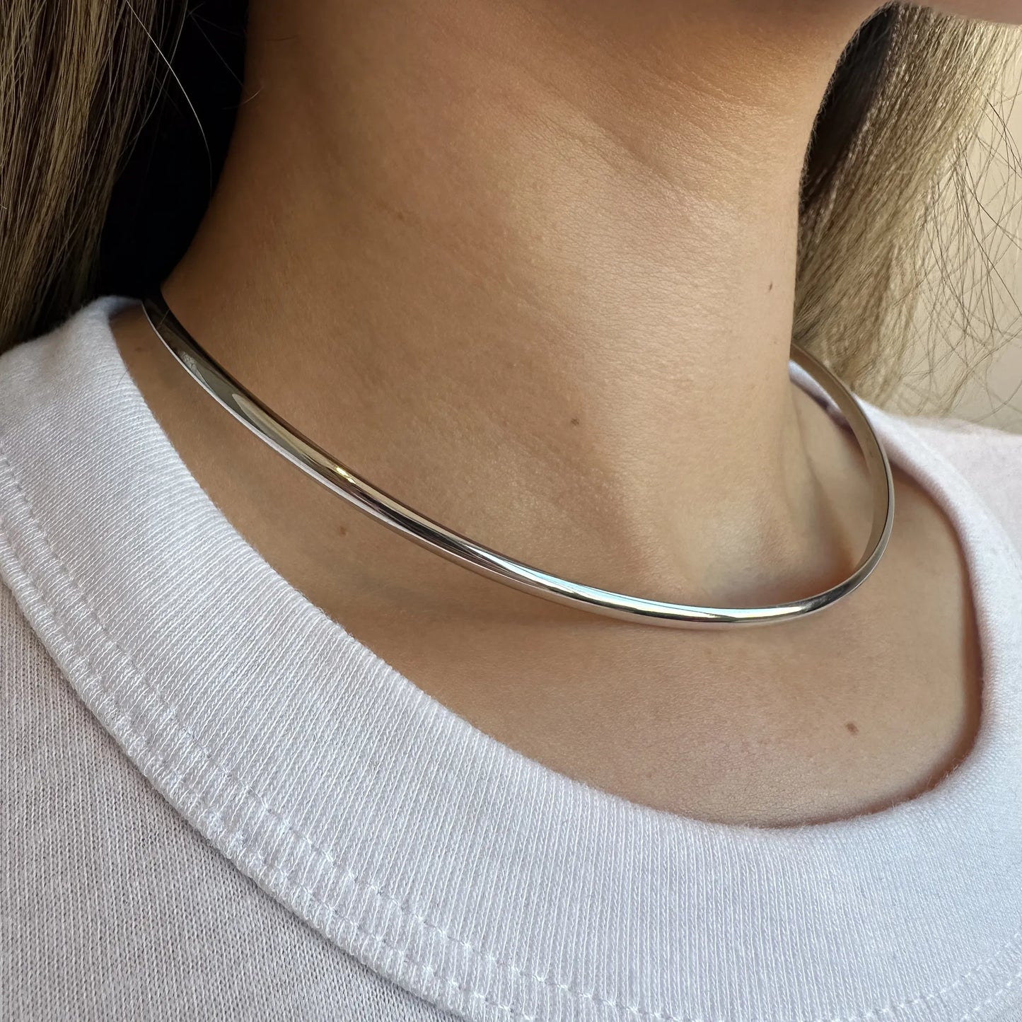 Choker Aro Prata