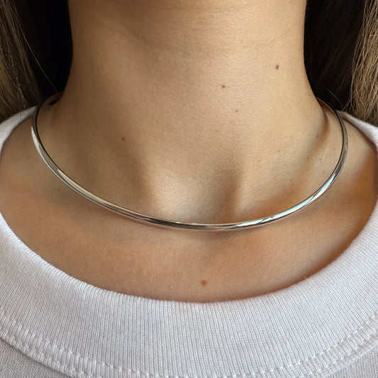 Choker Aro Prata
