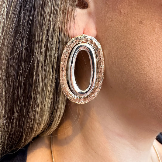 Conjunto Brinco E Colar Orgânico