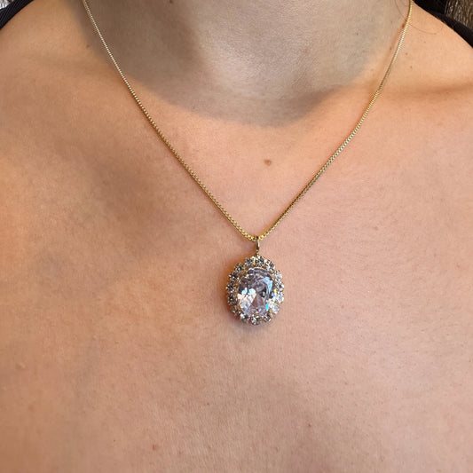 Conjunto Ponto De Luz Com Strass